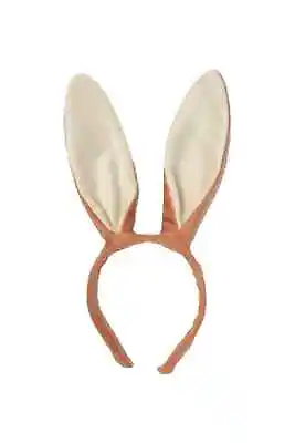 Brown Cream Rabbit Ears Headband Peter Rabbit Book Week Fancy Dress Accessory • £4.48