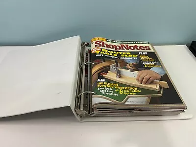 Lot Of 16 ShopNotes Magazine In Binder All Pictured • $21.99