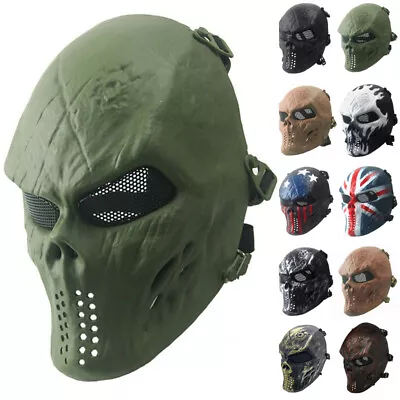 Motorcycle Goggles Skull Mask For MX ATV Racing Sports Halloween Cosplay Costume • $27.99