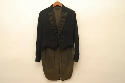 Vintage 1922 Tailcoat Black 36 C. J. Knapp Syracuse • $119