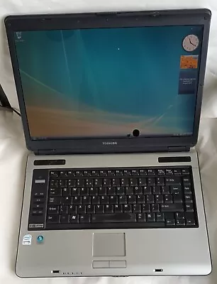 Toshiba Equium A100 Laptop PSAAQE V000068830 15.4  512MB 80GB Windows Vista • $108.61