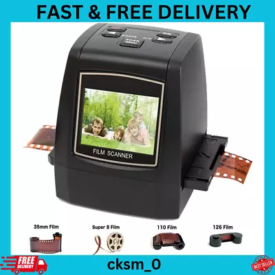 KODAK Mini Digital Film & Slide Scanner – Converts 35mm 126 110 Super 8 & 8mm • $165