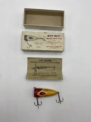 Antique Vintage Biff Bait Master Biff Plug No. 101 Hard To Find -Rare- • $220