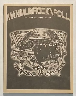 MAXIMUM ROCKNROLL Magazine #149 MRR 1995 Manic Hispanic Humpers Garage Punk • $9.99