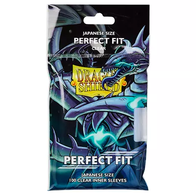 100 Dragon Shield Perfect Fit Small Japanese Inner Sleeves Card Protectors X1 X4 • $11.95