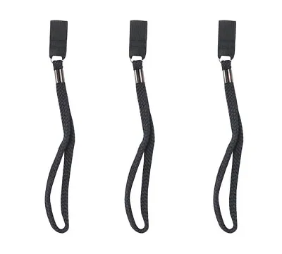 Wrist Loop For Walking Sticks (3 Pack Black) • £4.99