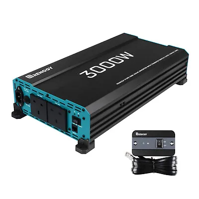 Renogy 3000W Pure Sine Wave Power Inverter 240V  English Standard Socket UPS • £238.99