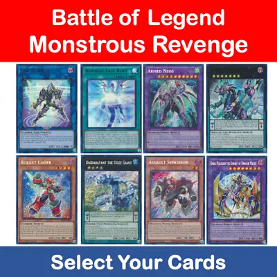 Yu-gi-oh! - Battles Of Legend: Monstrous Revenge - Blmr-en **select Your Card** • £1.20