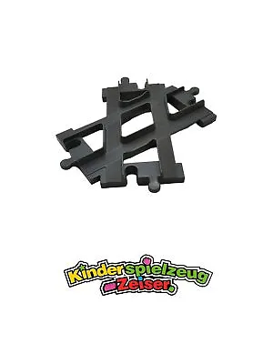 LEGO Duplo Crossing New Dark Grey Dark Bluish Gray Train Track Crossover 6376 • $17.44