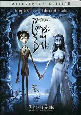 Tim Burton's Corpse Bride (Widescreen Edition) Johnny Depp Helena Bonham Carte • $17.99