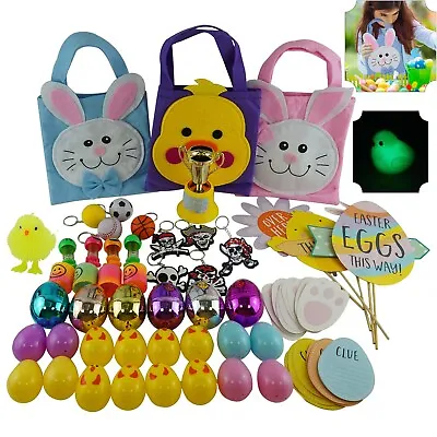 Easter Hunt Game Trail Set Chick Keychains Eggs Bags Spring Pencil Topper Trophy • £20.99