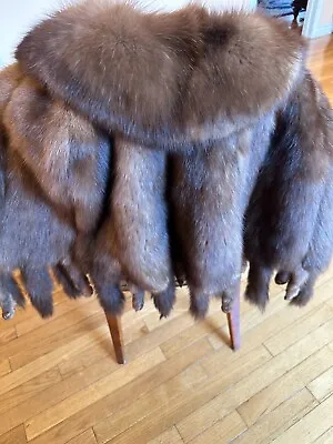 Vintage Russian Federation Sable Fur Cape • $1700