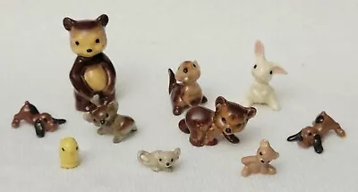 Lot Of Ten (10) Hagen Renaker Ceramic Animal Miniatures • $59.99