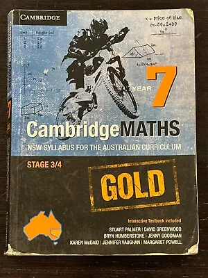 CambridgeMaths GOLD NSW For AC Year 7 (print And Digital) • $20