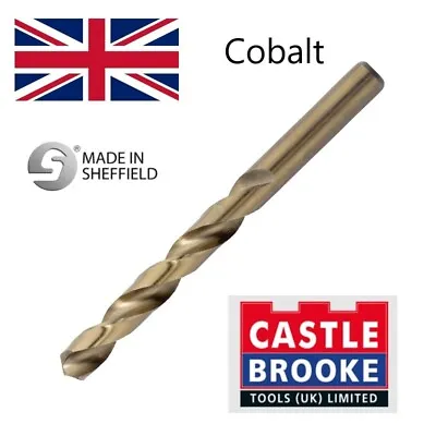 HSS Cobalt Drill Bit Jobber Gold  - For Drilling Stainless Steel & Hard Steels • £12.99
