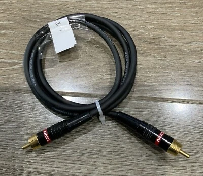 £34.99 • Buy 2 LINN Gold Plated Phono RCA High Quality Analogue Interconnect Cables 1.2m Pair