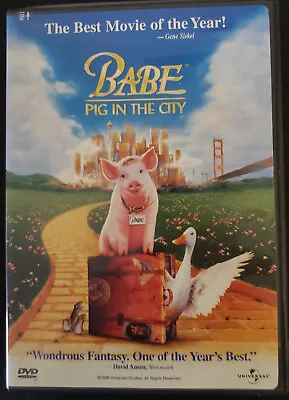 Babe: Pig In The City (DVD 1998) James Cromwell Mickey Rooney Watched Once • $3.99