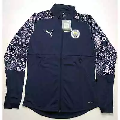 Puma Manchester City Full Zip Soccer Training Jacket Men's 758033 09 Size S NWT. • $75