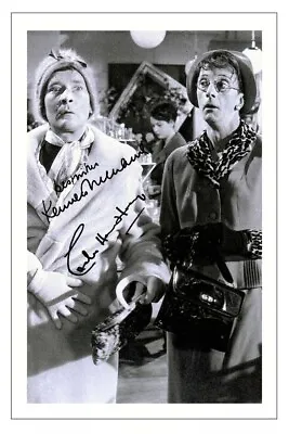 CHARLES HAWTREY & KENNETH WILLIAMS Signed Autograph PHOTO Print CARRY ON • £3.79