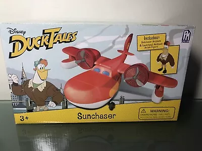 SUNCHASER AIR PLANE Launchpad Mcquack FIGURE Ducktales NEW Disney Toy Phatmojo • $112
