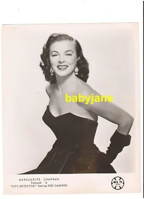 Marguerite Chapman Original 8x10 Photo 1955 Tv Series City Detective • $24.99