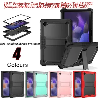 Samsung Galaxy Tab A8 10.5  Case Shock Absorbent Rugged Tough Cover Tablet Stand • £10.61
