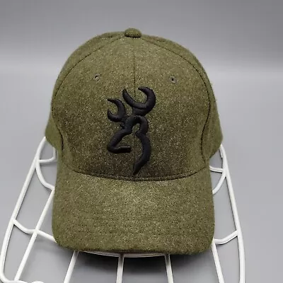 Vintage Adult Hat Cap Browning Deer Logo Green • $9.99