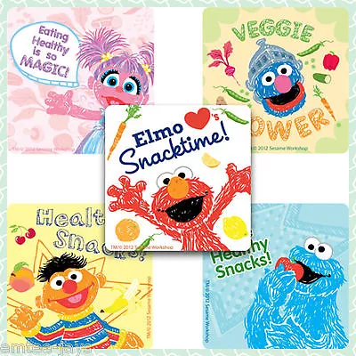 Sesame Street Stickers X 5 - Healthy Quotes - Motivate/Encourage/Rewards/Favours • $1.93