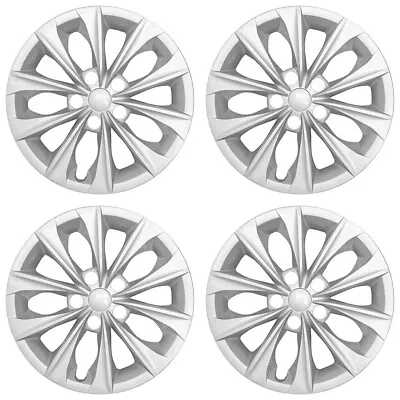 16' 10 Spoke Silver Wheel Cover Hubcaps For 2015-2017 Toyota Camry • $53.95