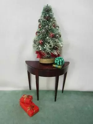 *Vintage Miniature 1/2 Christmas TREE Mercury Beads For Wall Or Table 1:12 1:24 • $22.98