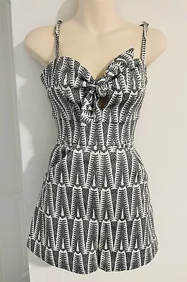 Kookai Size 36 (Aus 8) ❤️ Gorgeous Black & White Playsuit / All In One  • $15