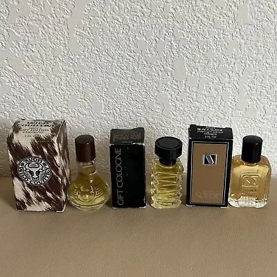 Vintage Avon Men's Gift Cologne Wild Country & Suede Lot Of 3 All Full & 0.5 Oz • $16