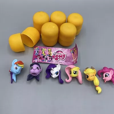 LOT OF 6  Blind Bag My Little Pony Pencil Topper Mini Blip Toys Complete Set • $10.99