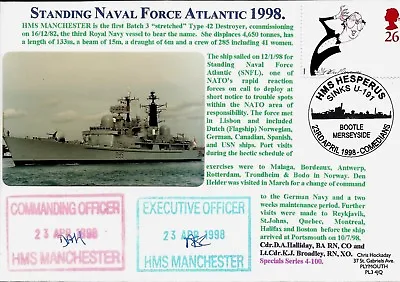 £6 • Buy Gb Fdc Navy Signed Colour Photo Series 4 Deployments Navy Days Fleet Reviews