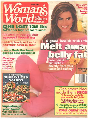 WOMANS WORLD Magazine May 8 2001 Julianne Morris Days Of Our Lives Super Salads • $9.99