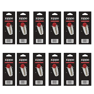 New Zippo Lighter Flint Replacement Pack Of 12 Value Packs (72 X Flints) Genuine • $31.99