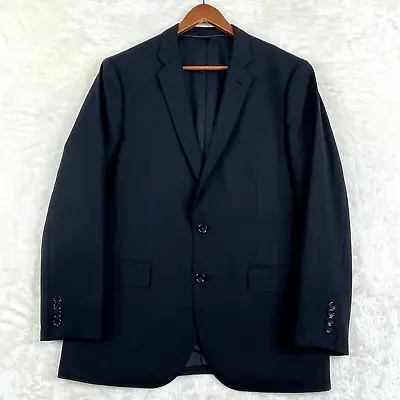 J Crew Ludlow Loro Piana Super 120s Wool Navy Two Button Blazer Mens 42R • $75