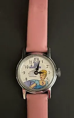 $75 • Buy Vintage 1970s Disney Cinderella Watch-Still Works! Cinderella Collectible-RARE!!