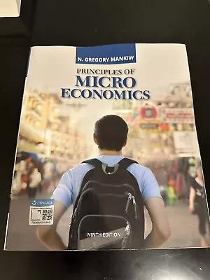  Principles Of Microeconomics By N. Gregory Mankiw... NINTH EDITION • $35