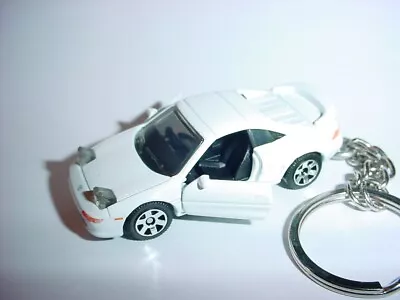 HOT 3D WHITE TOYOTA MR-2 CUSTOM KEYCHAIN Keyring Key Classic MR2 BLING Matchbox • $18.95