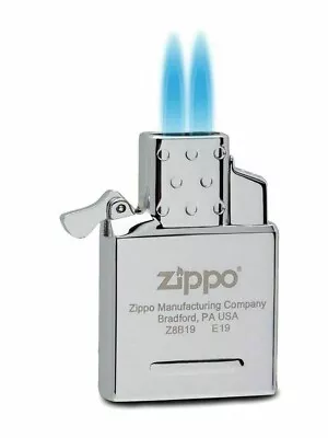 Zippo DOUBLE Blue Flame Torch Butane Lighter Insert NEW IN BOX FAST POST • £19.40