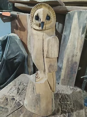 £50 • Buy Great Gift Idea Sussex Chainsaw Carvings Oak Owl Home Or Garden Wooden Sculpture