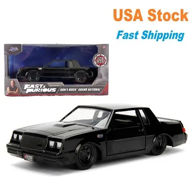 Fast And Furious Dom's Buick Grand National Hardtop Jada Diecast Car 5  1:32 • $10.49