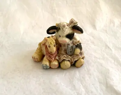 Mary's Moo Moos  I'm Lucky To Know You  Cow Figurine • $7