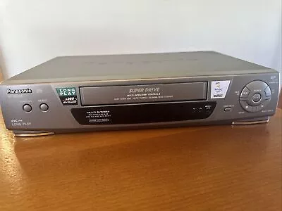 PANASONIC NV-SD230 VCR Recorder VHS Player Video Cassette Super Drive PAL NTSC ✅ • $89.99