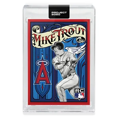 Topps PROJECT 2020 MIKE TROUT By Mister Cartoon Card 400 IN-HAND! • $6