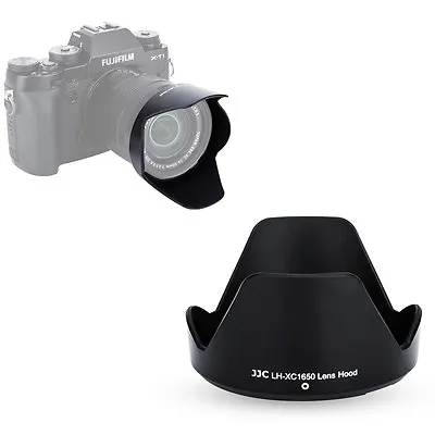 JJC Lens Hood For Fujifilm XC 16-50mm F3.5-5.6 OIS II X-T10 X-m1 X-E2S X-Pro1 2 • $8.99