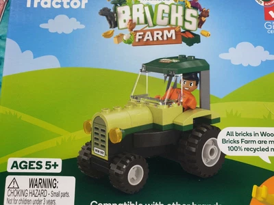 $35 • Buy Woolworths Bricks FARM TRACTOR *Lego*NIB FARM SHED NIB 6 Pks Blocks.