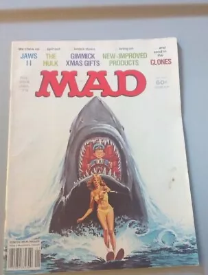 Vintage Mad Magazine January 1979 No 204 Jaws II Hulk  • $19.99