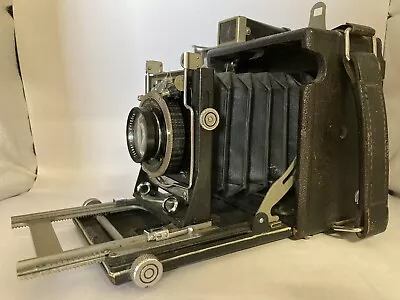 Graflex Speed Graphic Camera. Medium Format. F. Deckel-Munchen. Carl Zeiss Jena • $40